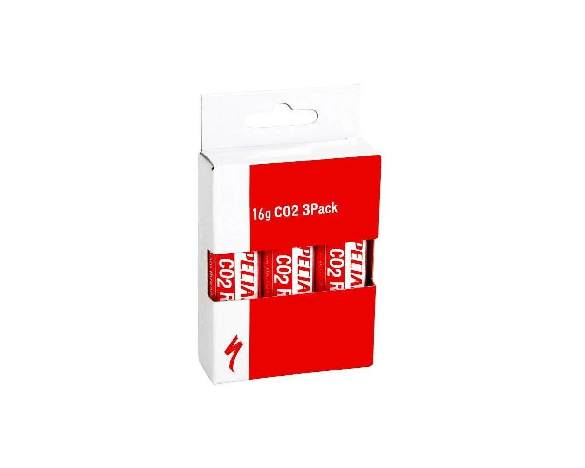Specialized CO2 Cartridge Pack (Silver) (Threaded) (50 Pack) (16g)